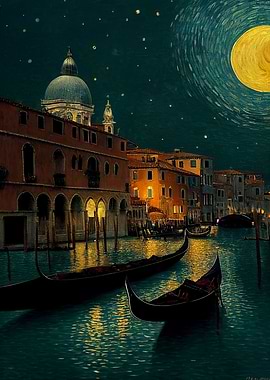 Beautiful Night In Venice