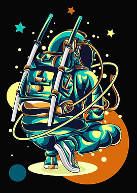 samuarai astronaut