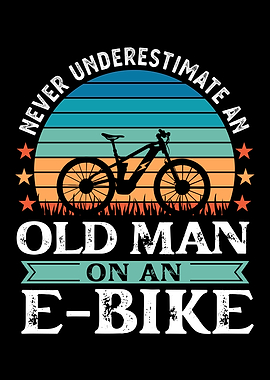 Old Man on an Ebike