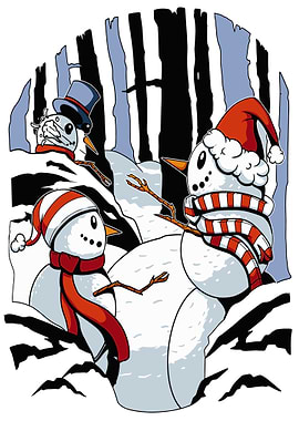 Snowman Winter Christmas