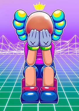kaws neon