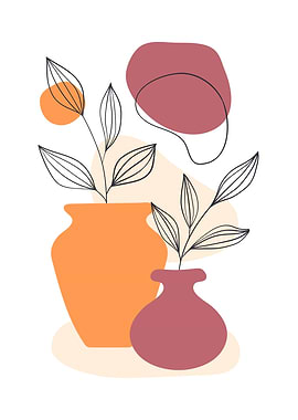 Scandinavian flower vase