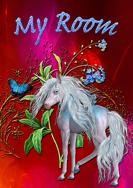 My Room Unicorn Teen Art