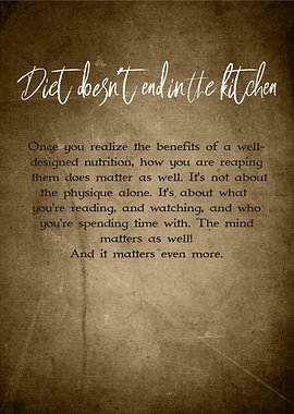 Feed your body and mind