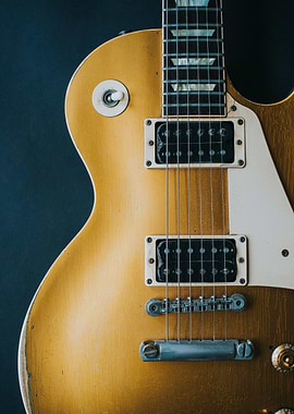 Face of an electric guitar