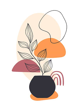 Floral Geometric shapes