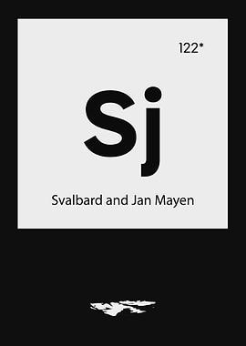 Svalbard Country Map