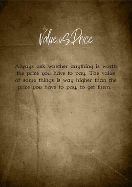 Value vs Price