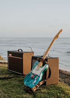 Electric guitars beat box