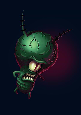 Spooky Plankton Halloween