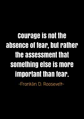 Franklin D Roosevelt quote