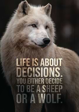 Choose To Be Wolf vs Sheep