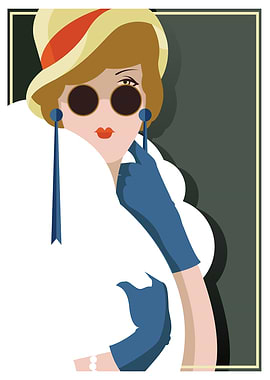 Lady With Charleston Hat