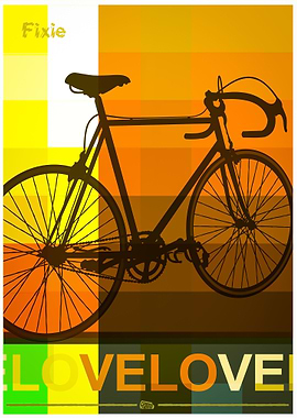 Love fixed gear bicycle