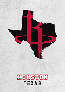 Houston Texas State Map