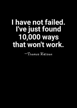 Thomas Edison quote
