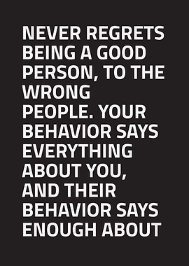 Being a Good Person