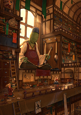 The Kame Shodo library