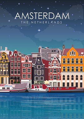Amsterdam at Night Travel