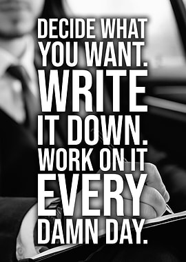 Work On It Every Damn Day