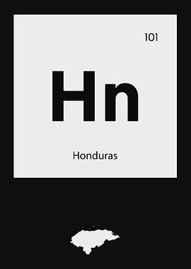 Honduras Country Map
