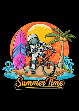 astronaut summer bmx bike