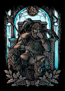 Odin Valhalla Norse Pagan