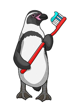Penguin Toothbrush