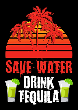 Save Water Drink Tequila