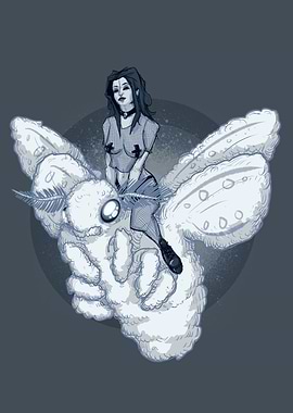 Goth On A Moth