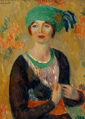 Girl in Green Turban 1913