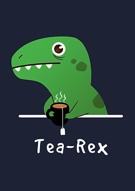 Tea Rex Dinosaur