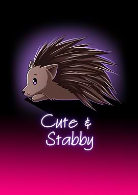 Cute and Stabby Hedgehog