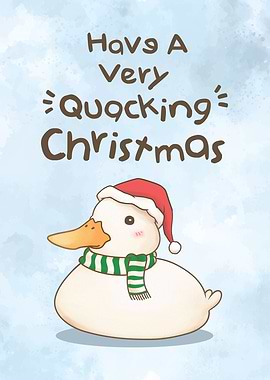 Quacking Christmas Duck
