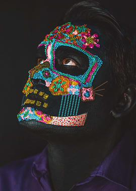 Day of the Dead face mask