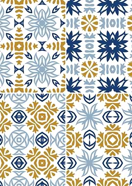 Mediterranean Blue Tile 13