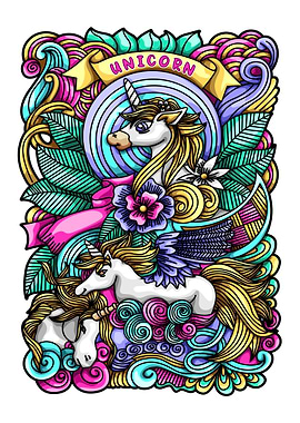unicorn doodle