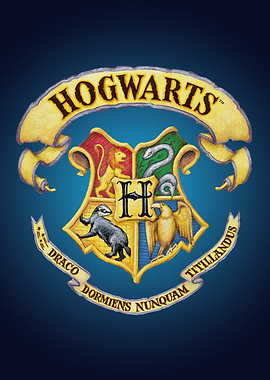 Hogwarts Classic Crest' Poster, picture, metal print, paint