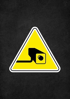 cctv road sign