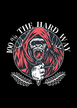 Hardcore music gorilla