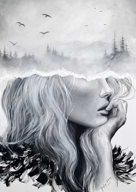 Modern abstract painting