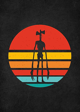 vintage retro sirenhead