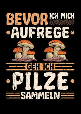 Pilze Sammeln Pilz Sammler