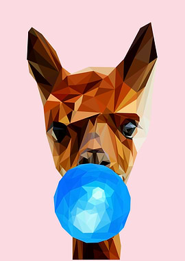 alpaca bubble gum animal