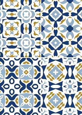 Mediterranean Blue Tile 29