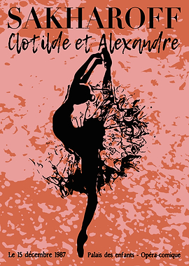 1987 French Ballet Poster