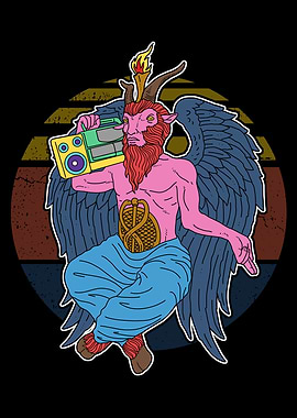 90s Hip Hop Retro Satanism