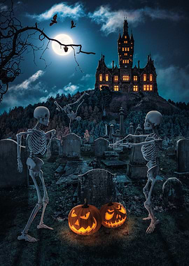 Skeleton Halloween Party