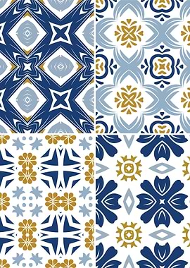 Mediterranean Blue Tile 31
