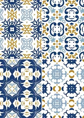 Mediterranean Blue Tile 38